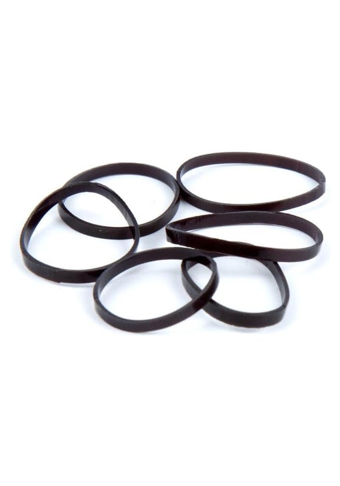 Daiso Tangle Free Hair Bands | Brown | 300 Pieces | Soft No-Damage Elastic Hair Ties - Image 2